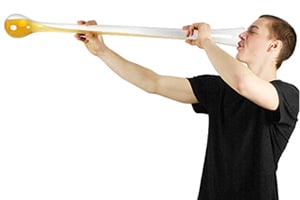 Plastic Yard of Ale Glass