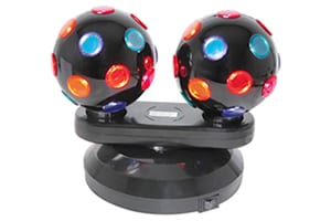 QTX Dual Rotating Disco Balls